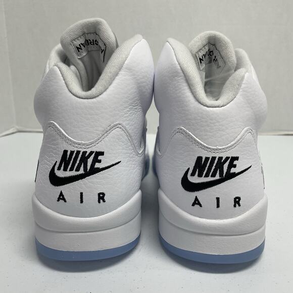 Air Jordan 5 Retro White Metallic 2026 HQ7978 103 Size 14 All White Party Shoe